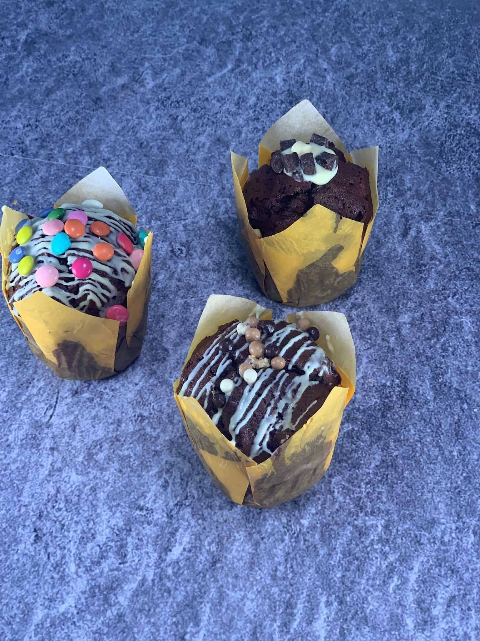 Schokomuffin / Himbeer Muffin