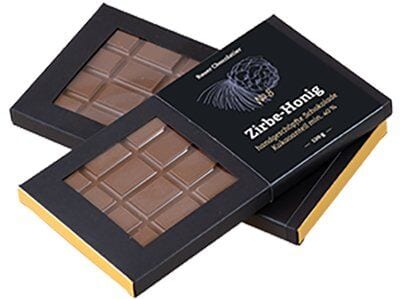 Zirbe-Honig mind. 40 % Kakaoanteil, 100g